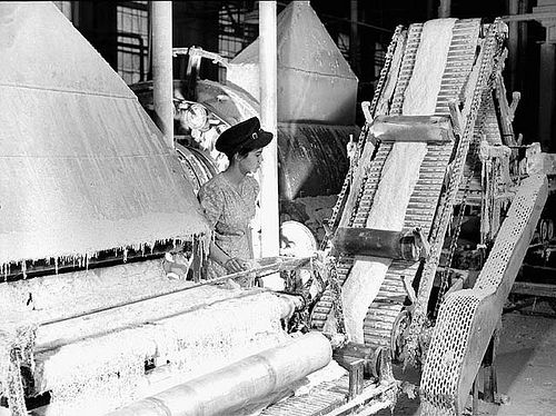 Machine à carder l'amiante