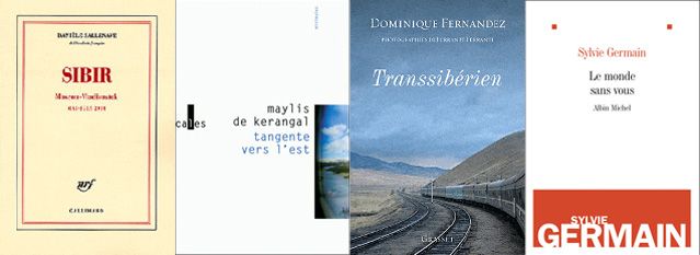Couvertures des livres - Sibir, Tangente, Transsiberien et Le monde sans vous