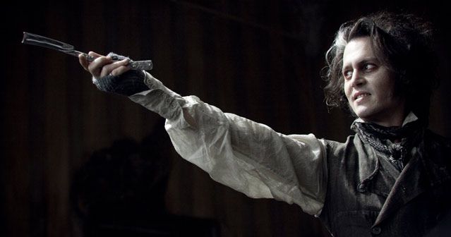Sweeney Todd: le diabolique barbier de Fleet Street -Johnny Depp dans le rôle de Sweeney Todd