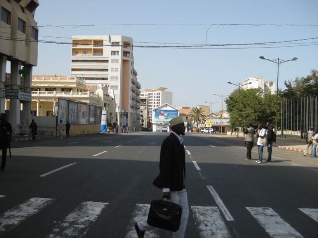Le quartier du Plateau, à Dakar
