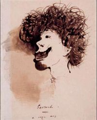 « Gavroche à 11 ans », par Victor Hugo (plume et lavis d’encre brune).