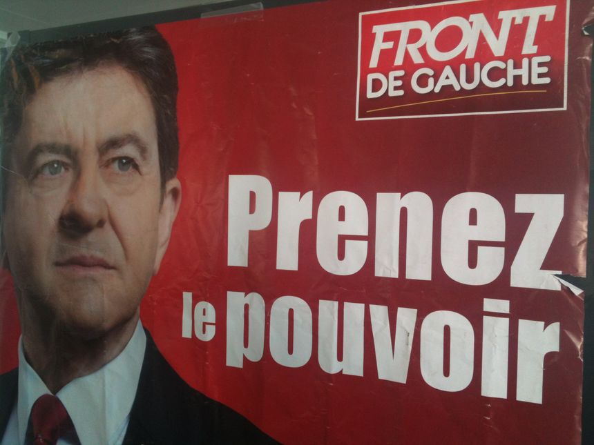 Affiche Mélenchon Présidentielle 2012