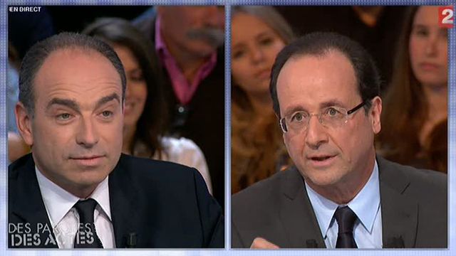 Jean-François Copé et François Hollande
