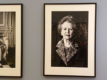 Margaret Thatcher. 1991, Anaheim, Californie