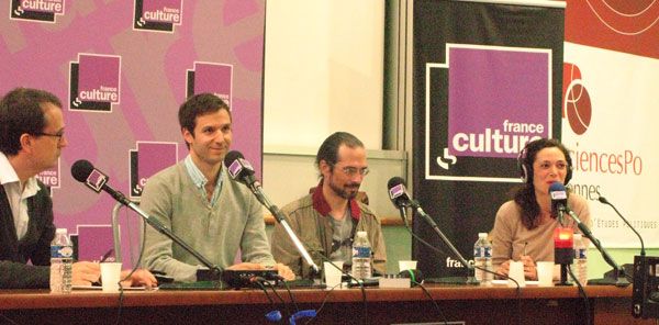 De gauche à droite: Simon Chignard, Alban Martin, Christophe Cariou et Caroline Broué