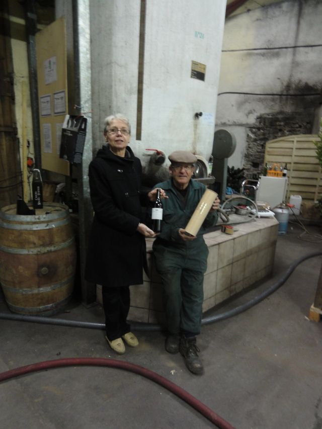 José Roucanières, viticulteur à Douelle