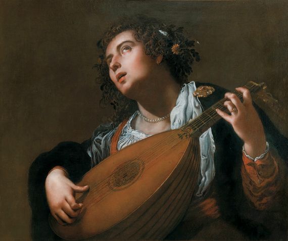 Artemisia Gentileschi : Joueuse de Luth