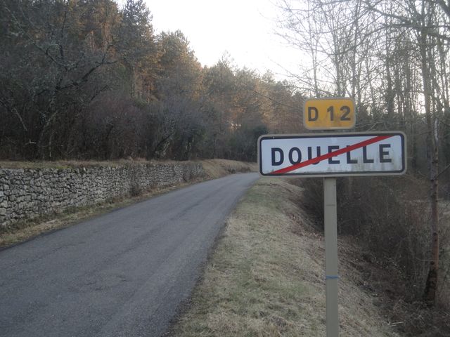 Panneau - Sortie de Douelle