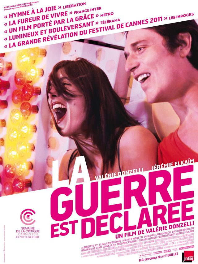 La guerre est déclarée affiche