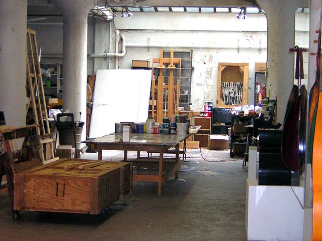 L'atelier de peinture d'Arman