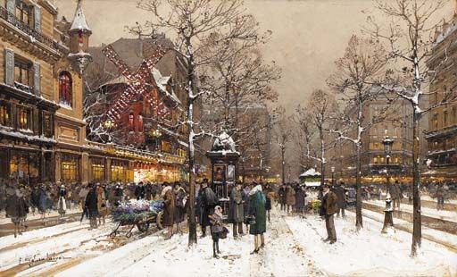 Le Moulin Rouge - Eugène Galien-Laloue