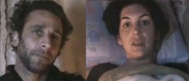 William Daniels et Edith Bouvier sur la vidéo envoyée depuis Homs