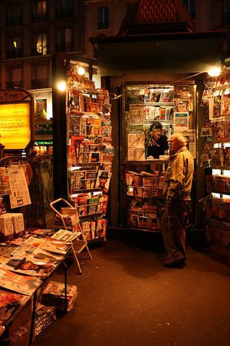 kiosque à journaux