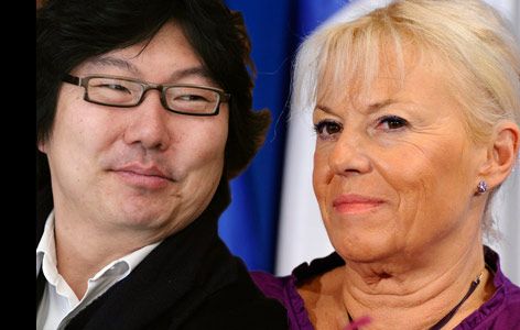 Jean-Vincent Placé et Marie-Christine Arnautu