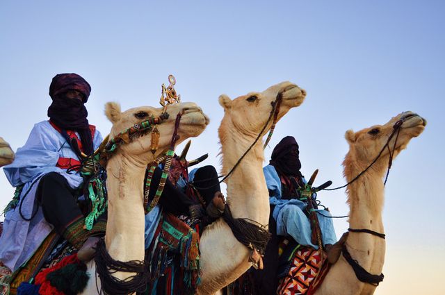 Touaregs à Tamanrasset en 2010