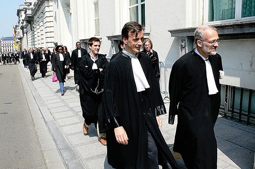 Avocats (manifestation au Parlement)