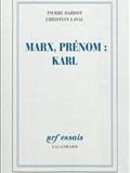 Marx, prénom Karl