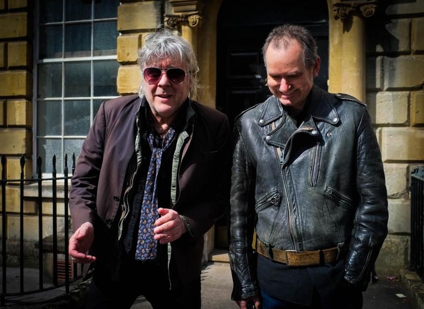 Arno et le producteur anglais de son nouveau disque, John Parish