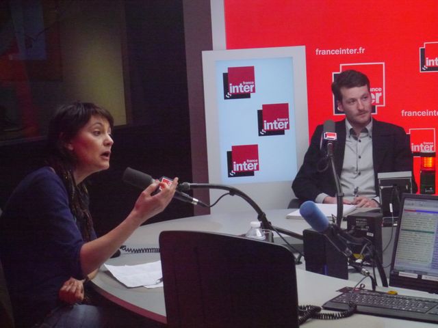 Nathalie Arthaud et Benjamin Sayag