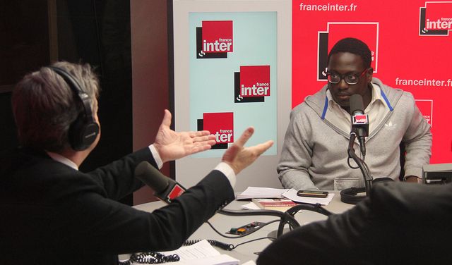 Jean Luc Mélenchon et Clay Youale