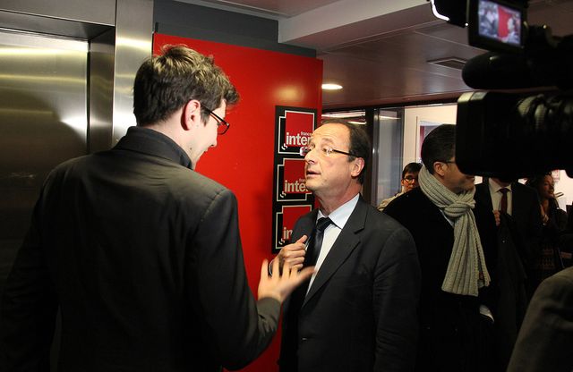 Paul Henri Charrier et François Hollande