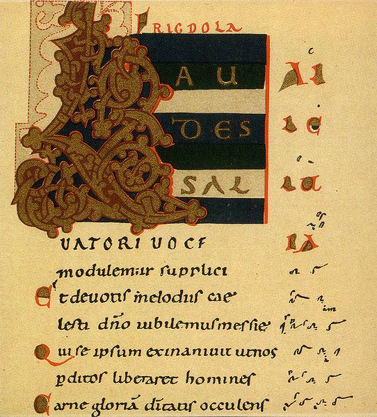 La notation musicale (les neumes)