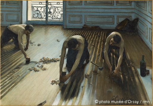 Les raboteurs de parquet de Gustave Caillebotte