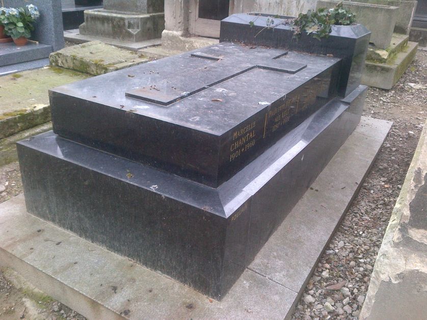 Tombe de Jacques Rigaut au cimetière Montmartre