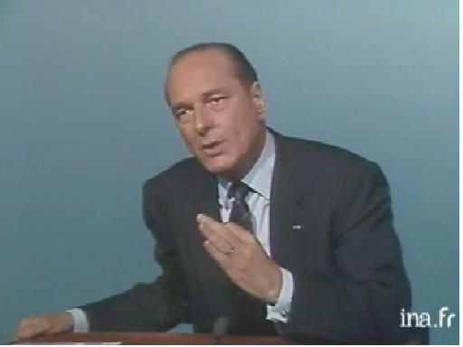 Jacques Chirac (capture INA, 1988)