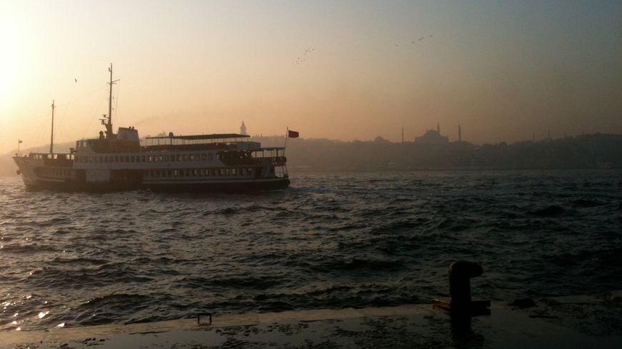 Le ferry pour Kadikoy. En face, la rive asiatique.