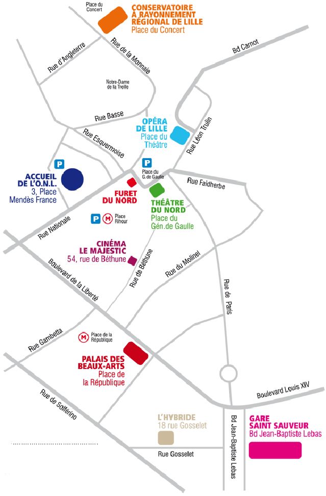 Plan - Lille