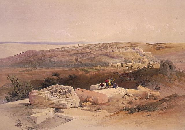 Gaza par David Roberts - 1839