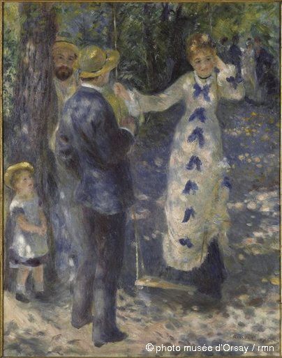 La balançoire (1876) de Auguste Renoir (1841-1919)