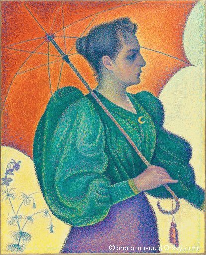 La femme à l'ombrelle de Paul Signac (1893)