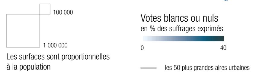 Légende vote blancs ou nuls en % des suffrags exprimés
