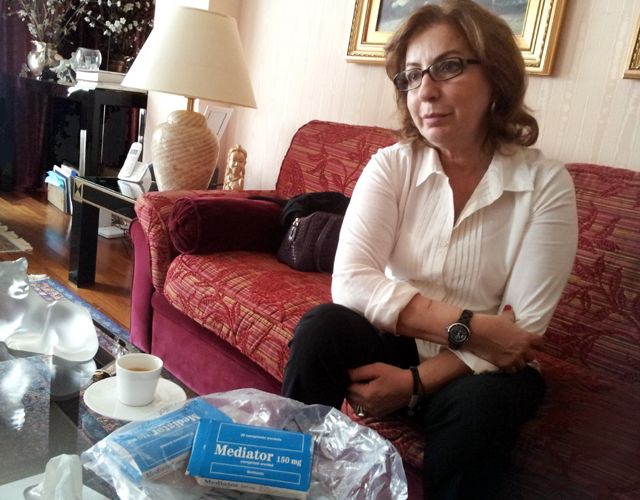 Fadia Chamchoum, l'une des victimes du Mediator