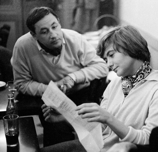 Philippe Noiret, Françoise Sagan en 1960