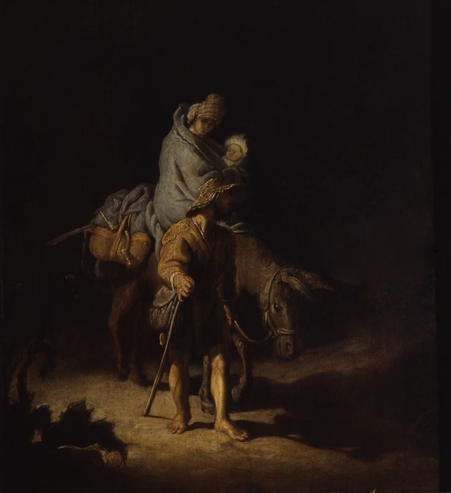 Rembrandt VAN RIJN - La Fuite en Egypte