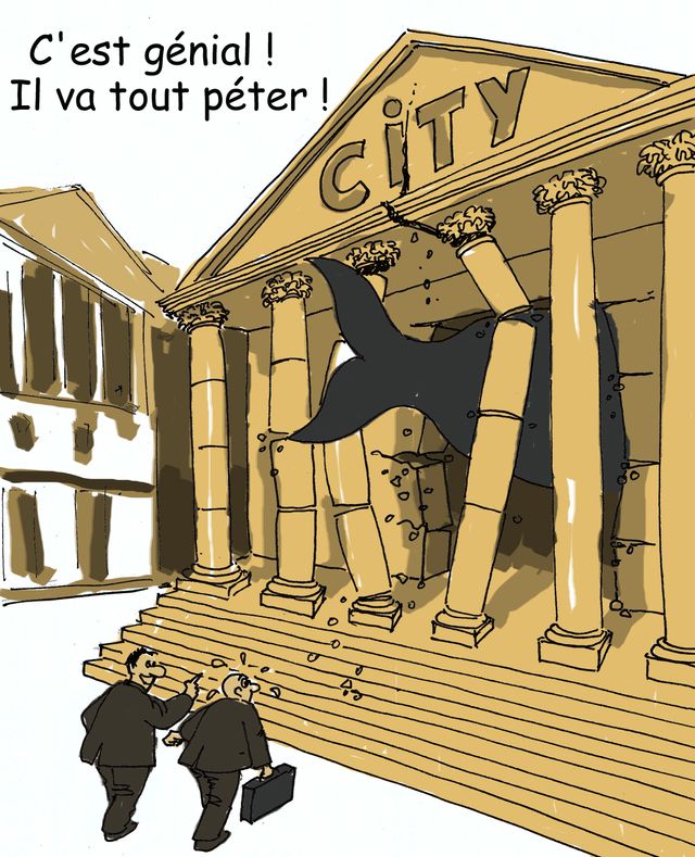 Confondre la bourse avec une cache à lot