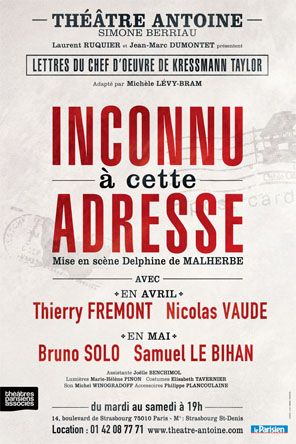 Inconnu à cette adresse