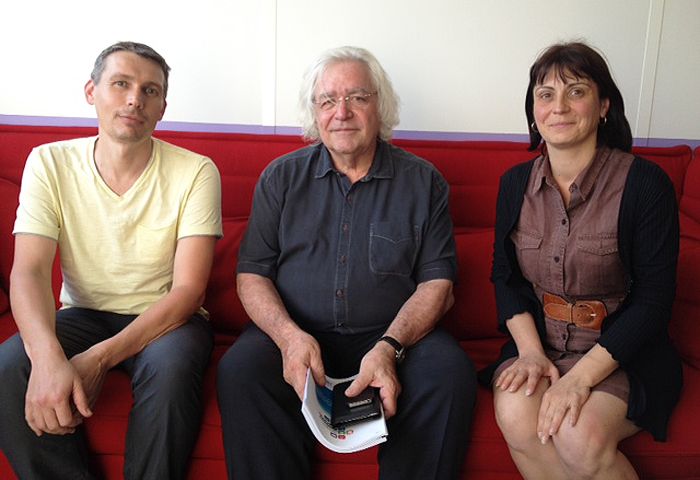Sébastien Sihr, Christian Forestier et Myriam Menez
