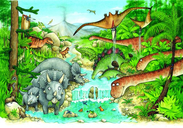 Dinosaures (dinosaur frolicks)