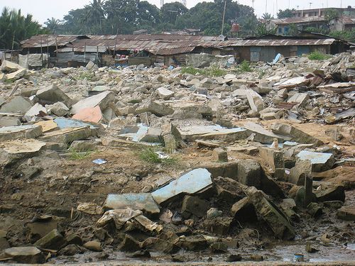 Débris attentat Nigeria