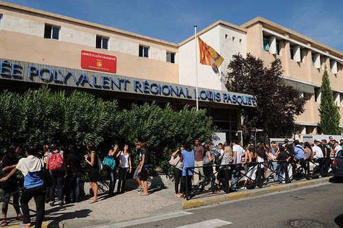 Sortie de lycée