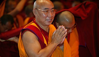Le Dalaï Lama en déplacement à Paris.