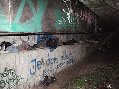 Installation sous un pont