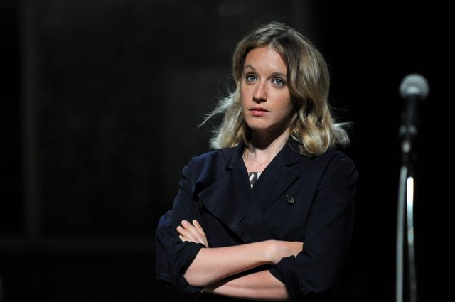 Festival d'Avignon 2012. "Nouveau roman" mis en scène par Christophe Honoré à la cour St Joseph. Ludivine Sagnier