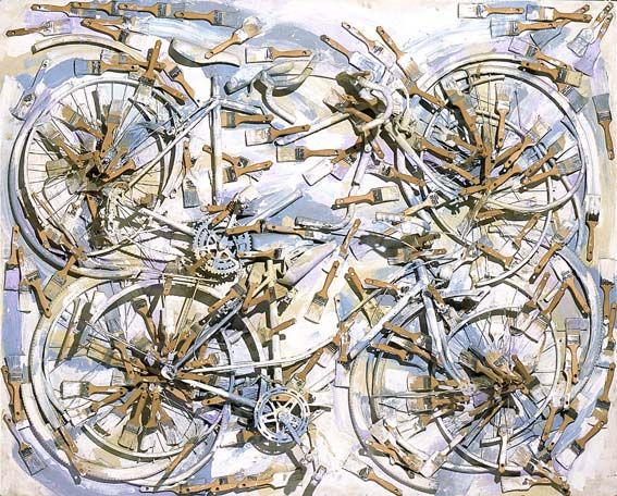 Arman, Dans un Champs de Lavande, 1997