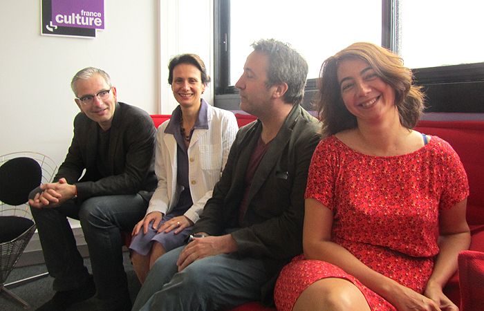 Martin Legros, Agnès Walch, Laurent Barry et Eliane Montane