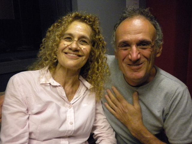 Marie-Claude Bomsel et Denis Cheissoux dans nos studios de France Inter